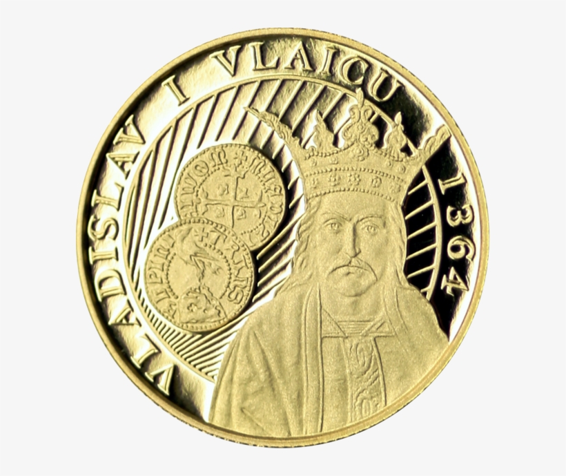 50 Bani And 100 Lei 2014 Romania Reverse - Monede De Aur Romanesti, transparent png download