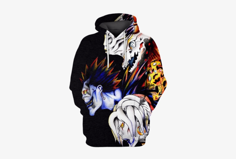 3d Death Note Tshirt - Hoodie, transparent png download