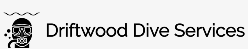Driftwood Dive Services Logo Black - Line Art, transparent png download