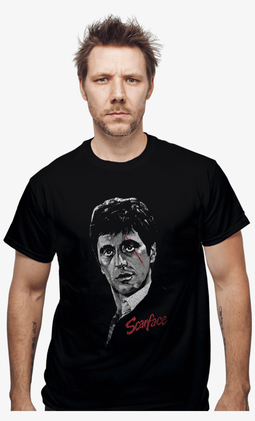 Red Scar Tony The Worlds Favorite Shirt Shop Shirtpunch - Grinch T Shirt Stealing Christmas, transparent png download