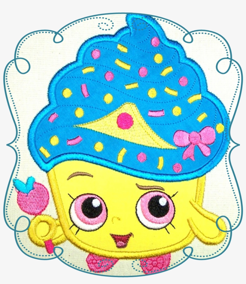 Shopkins Cupcake Clipart 6 Krafty Nook - Funky Dancin Chicken Funny Farm Animal Rectangle Refrigerator, transparent png download