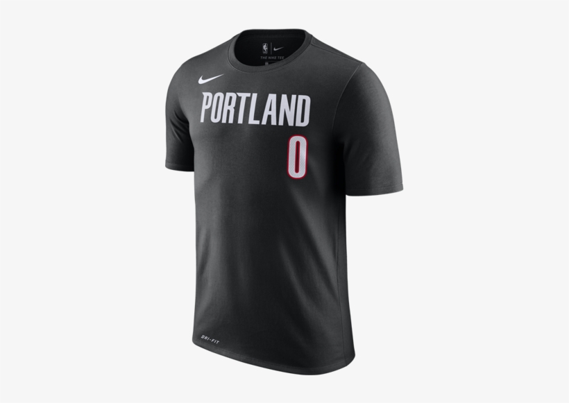 Portland Trail Blazers Nike Dry Men's Nba T-shirt 'lillard' - Buccaneers T Shirts, transparent png download