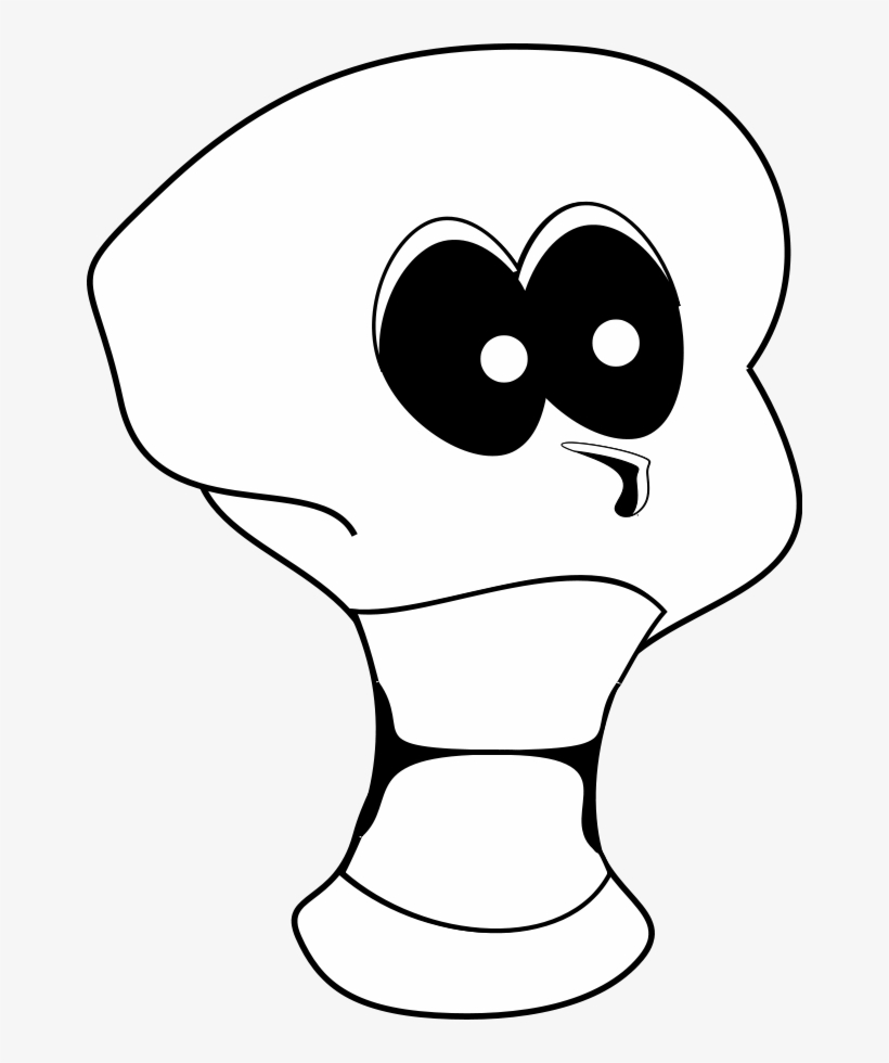 How To Set Use Cartoon Skull Svg Vector, transparent png download