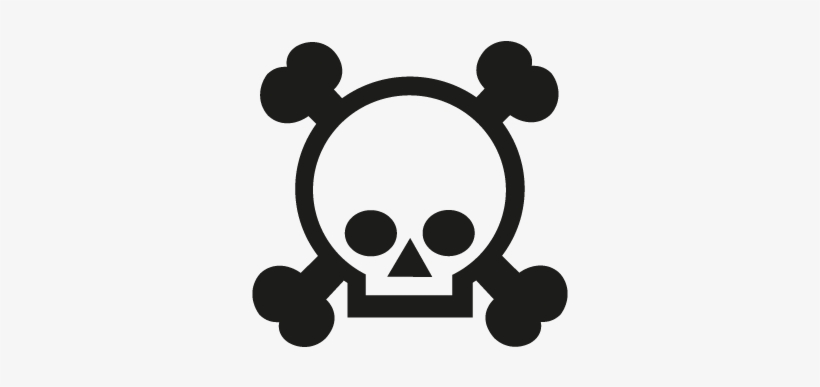 Vector Logo Download Grenade Gloves Skull Logo Vector - Pictogramme Tête De Mort, transparent png download