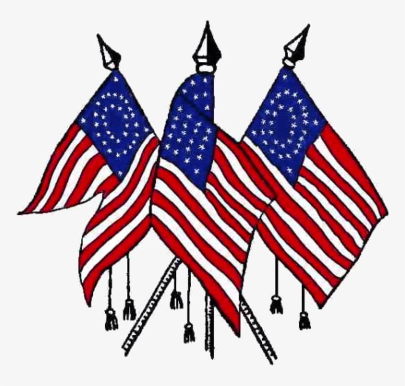 Flags Of The United States Of America In The American - Union Flag Civil War, transparent png download