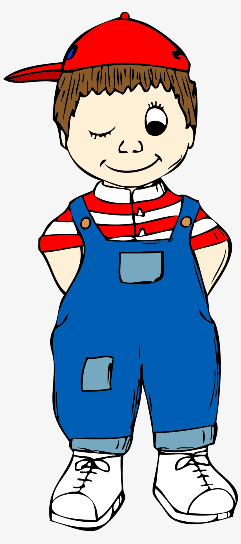 This Free Icons Png Design Of Winking Boy, transparent png download