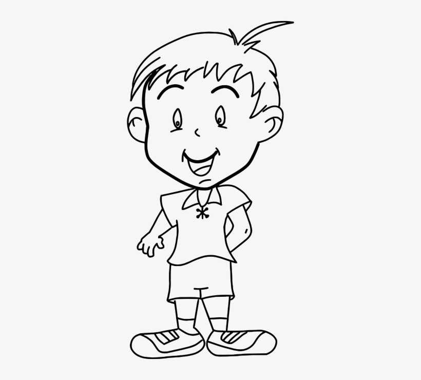 Medium Image - Boy Png Black And White, transparent png download