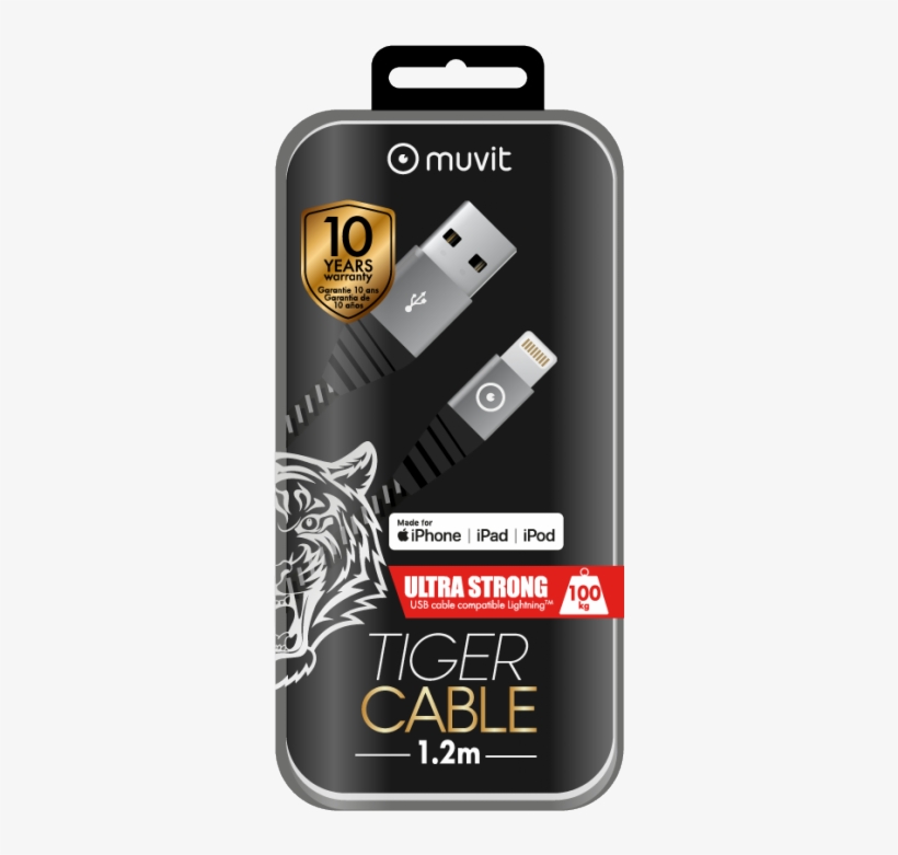 Loading - - Muvit Tiger Cable, transparent png download