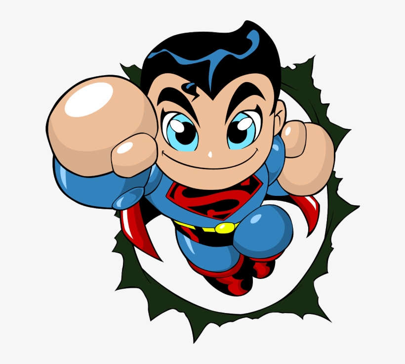 Superman - Superman Logo On Comic Background, transparent png download