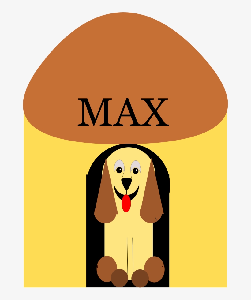 This Free Clipart Png Design Of Puppy & Doghouse Clipart, transparent png download