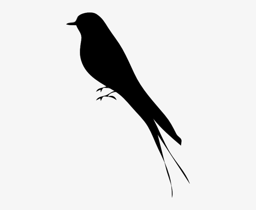 Panda Free Images Mockingbirdclipart - Bird Silhouette, transparent png download