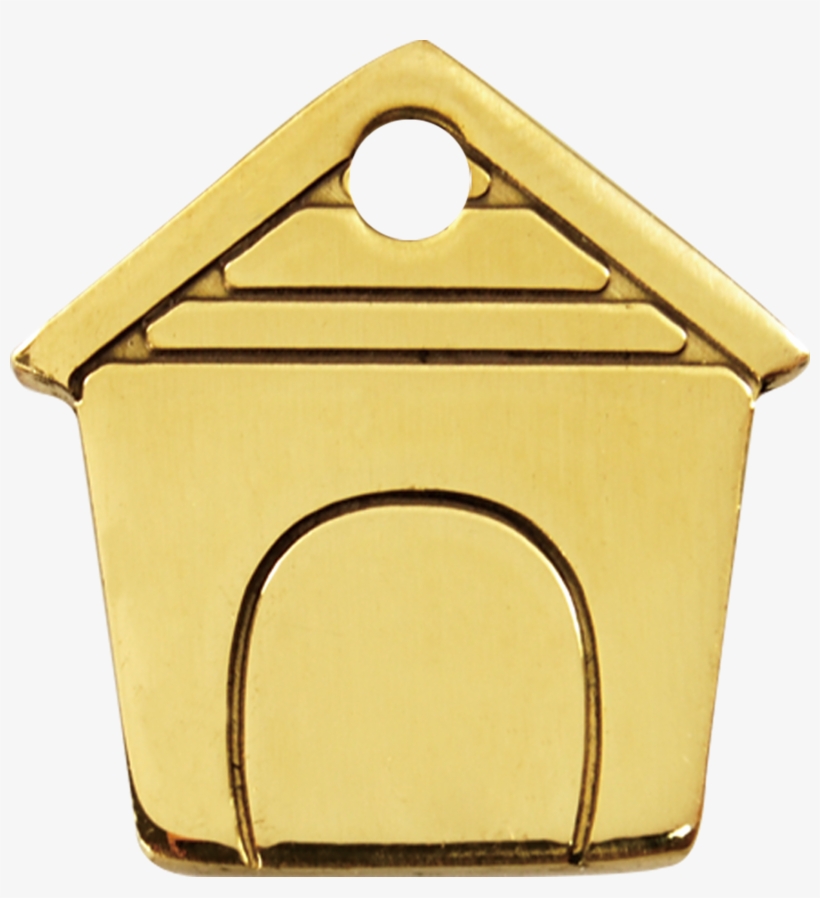 3dhm, 9330725005693, Image - Red Dingo Pet Id Tag Dog House. Brass Or Stainless, transparent png download