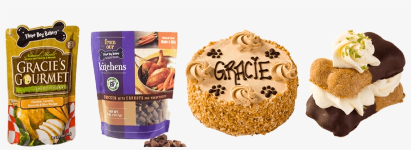 Three Dog Bakery Texas - Three Dog Bakery Gracie's Gourmet Entrée For Dogs Chicken,, transparent png download