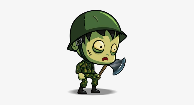 Zombie Army Character Royalty Free Game Art - Texas, transparent png download