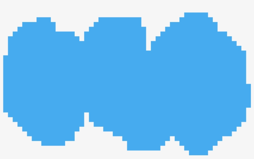 Cielo One - Big Heart Pixel Art, transparent png download