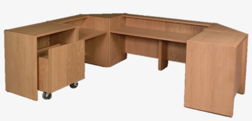 Moser Circulation Desk Unit - Computer Desk, transparent png download