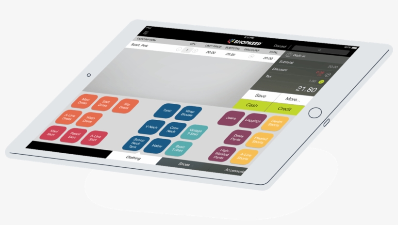 Shopkeep Pos On An Ipad - Shopkeep, transparent png download