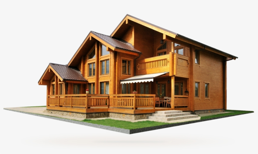 House From The Outside Png Image - Wooden House Png, transparent png download