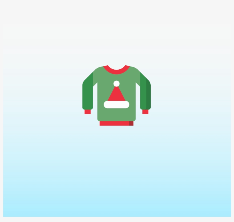 Ugly Sweater - Cartoon, transparent png download