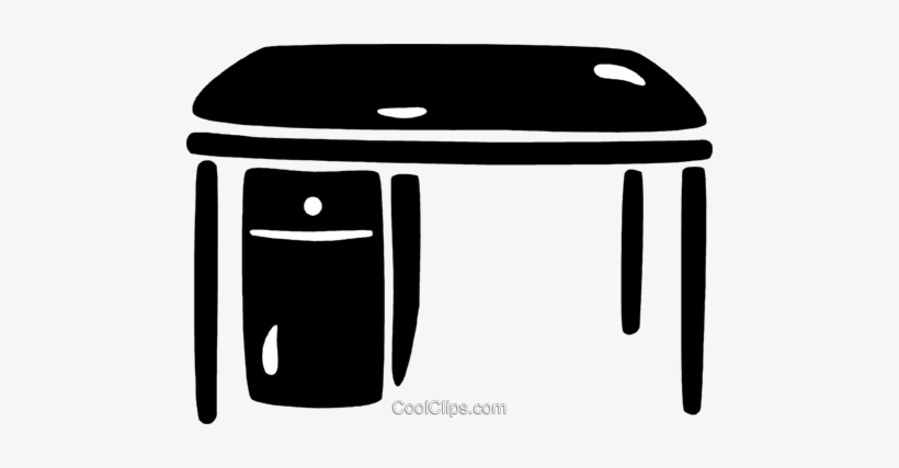 Office Desk Royalty Free Vector Clip Art Illustration, transparent png download