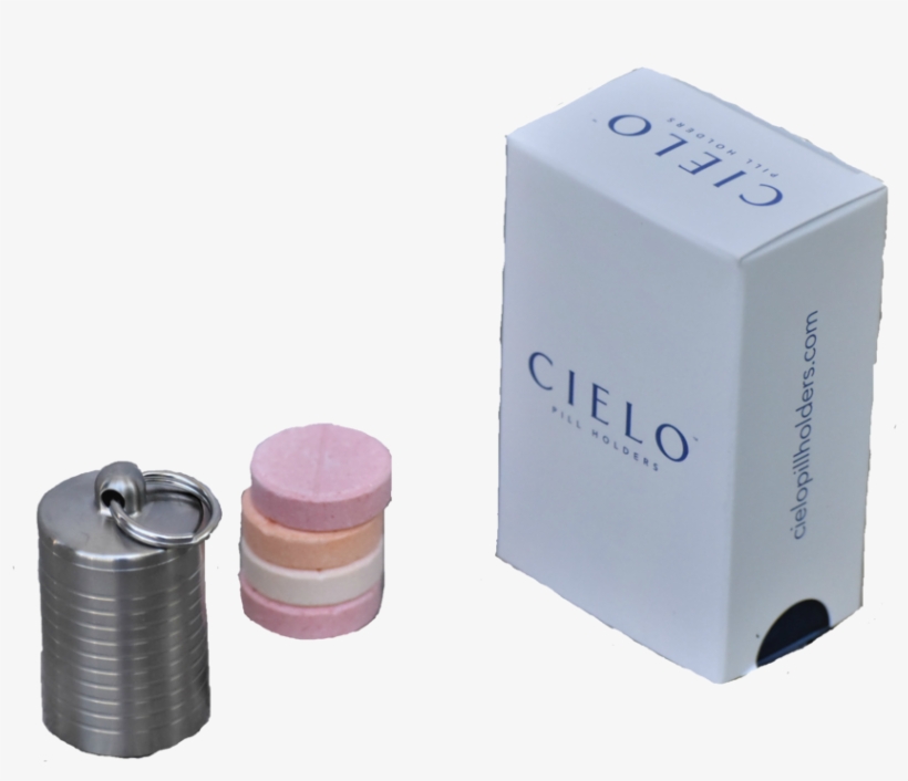 Cielo Stainless Steel Glucose Tab Holder - Glucose, transparent png download