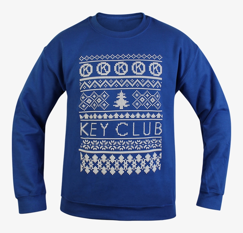Key Club Ugly Sweater Sweatshirt - Key Club Tee Shirts, transparent png download