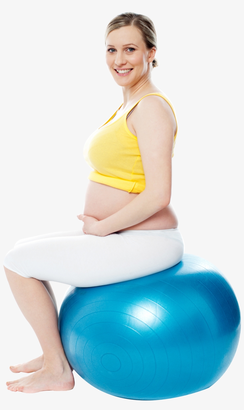 Pregnant Woman Exercise Png Image, transparent png download
