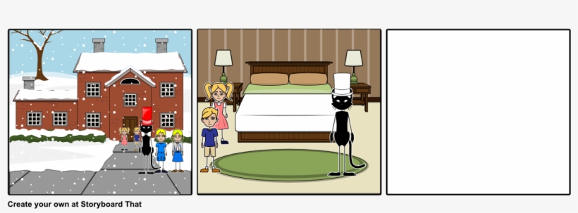 Cat In The Hat - Cartoon, transparent png download