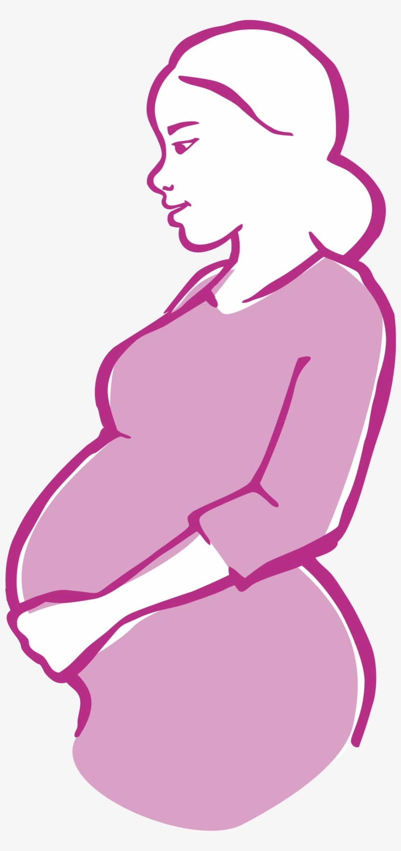 Picture Freeuse Library Collection Of High Quality - Pregnant Woman Clipart, transparent png download