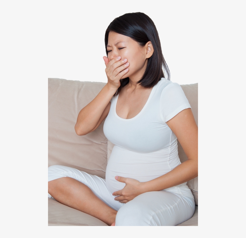Nausous Pregnant Woman - Mår Illa, transparent png download