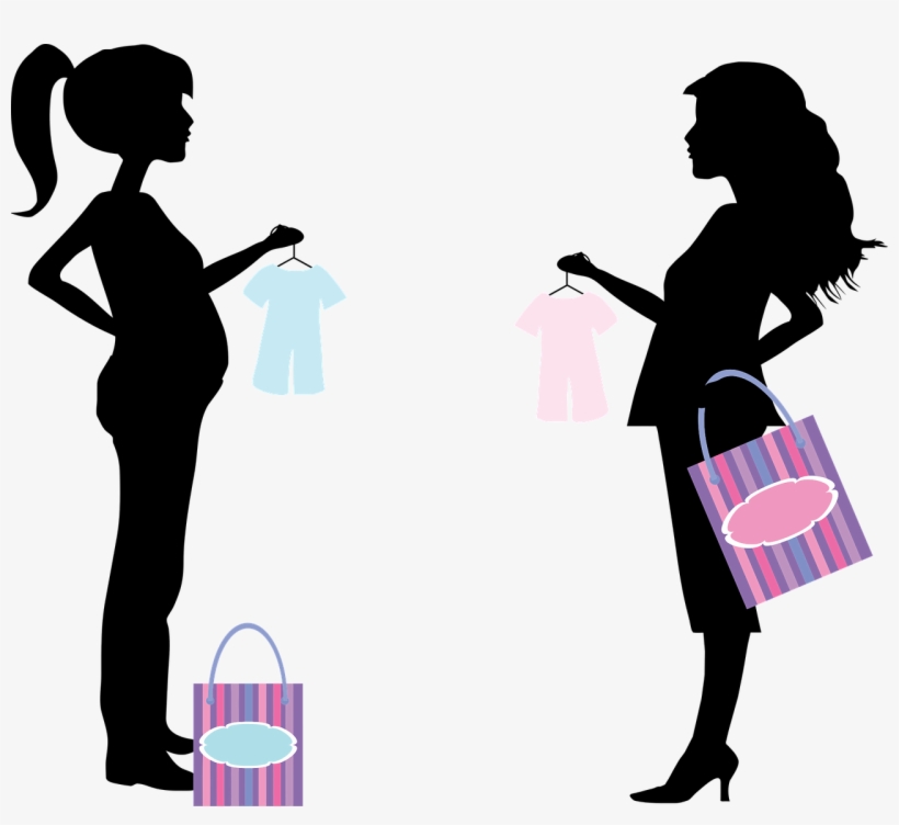 Pregnancy Mother Woman Shopping Computer Icons - Women Shopping Icon Png, transparent png download
