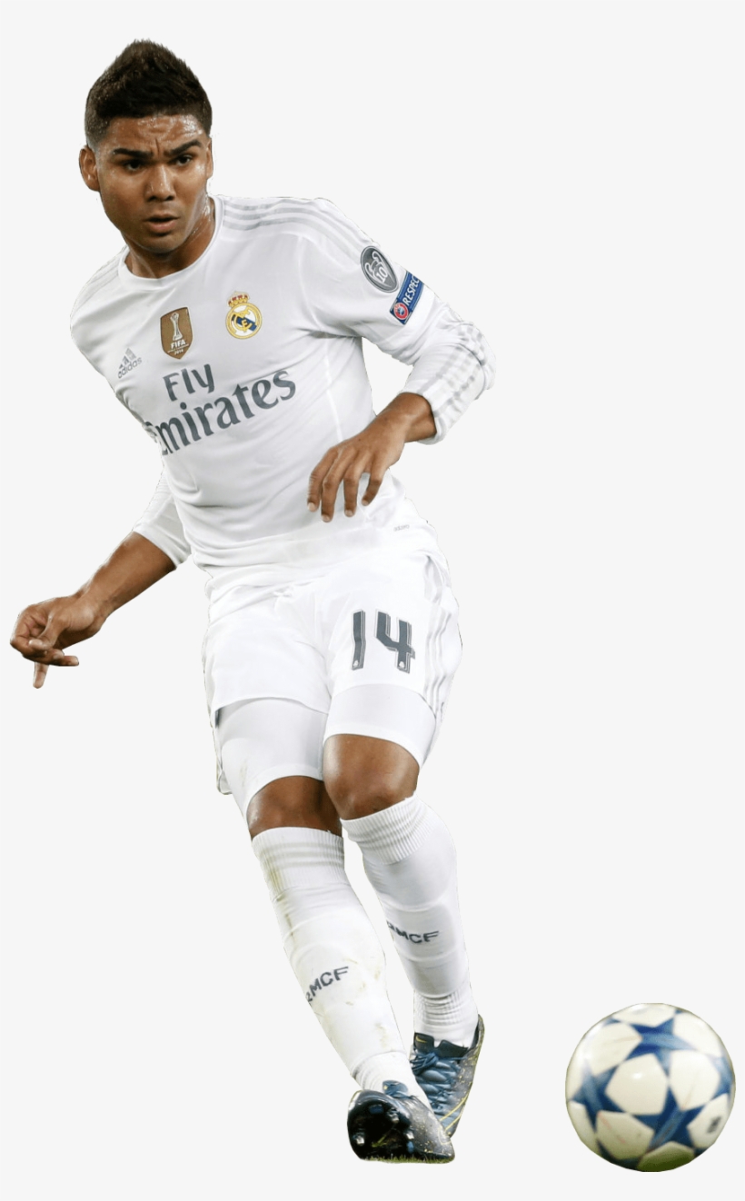 Casemiro Reveals Why Zinedine Zidane Won't Fail As - Casemiro Render, transparent png download