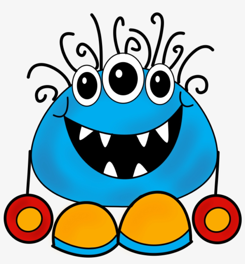 Monster Clip Art Cartoon Free Clipart Images - Free Clipart Monsters, transparent png download