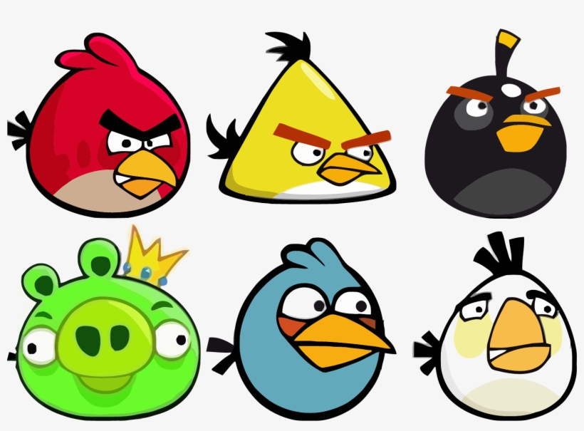 The Birds And The Piigs Png Clipart - Pajaros De Angry Birds, transparent png download
