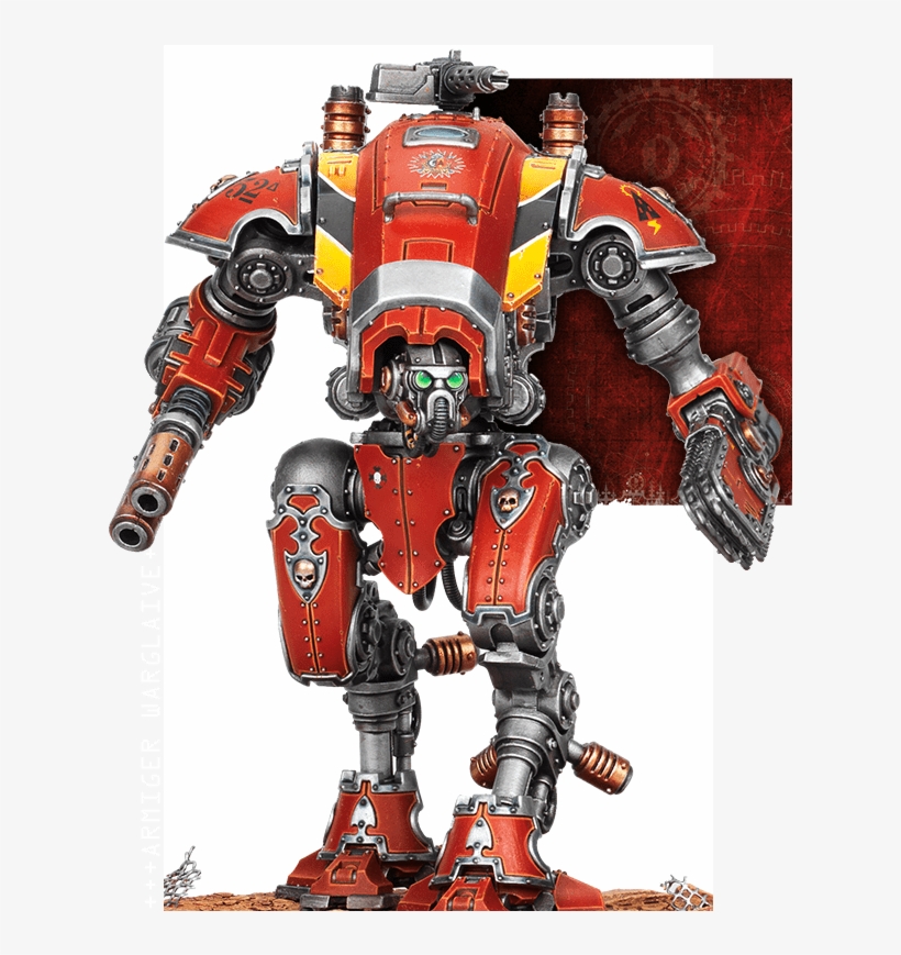 The Box Also Features The First Push For The Necrons - Armiger Warglaives 40k, transparent png download