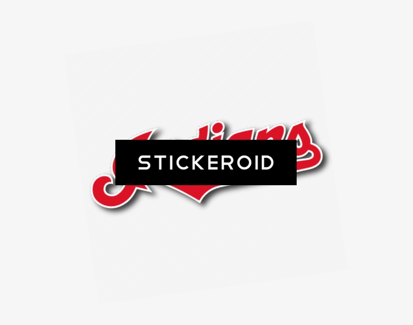 Cleveland Indians Text Logo - Graphic Design, transparent png download