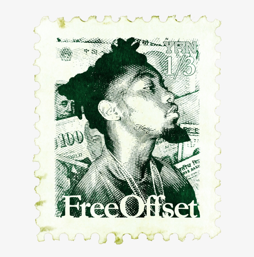 Our Brotha Offset Got A Message For Everybody Call - Postage Stamp, transparent png download