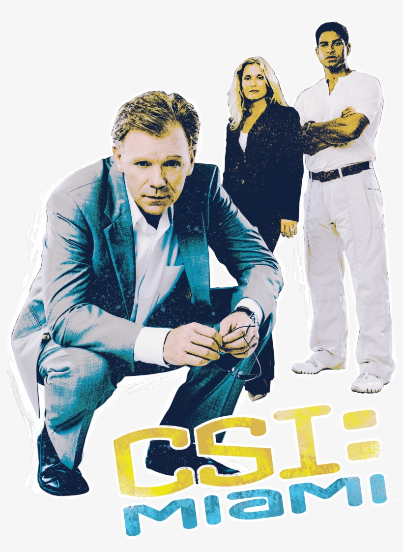 Miami In Perspective Men's Heather T-shirt - Csi Miami, transparent png download