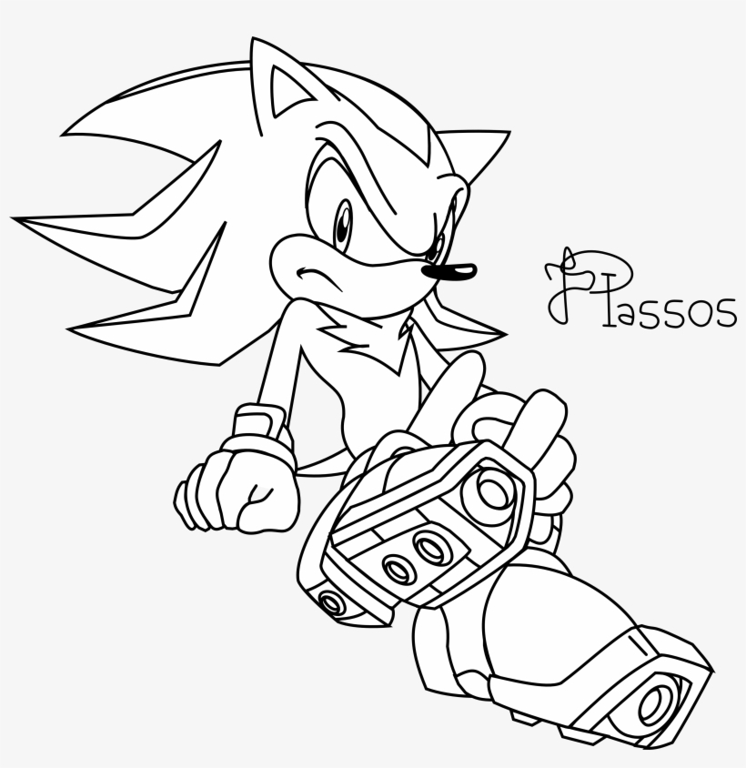 Shadow X Amy 粉丝壁纸containing 日本动漫titled Shadow Sitting - Amy Rose, transparent png download