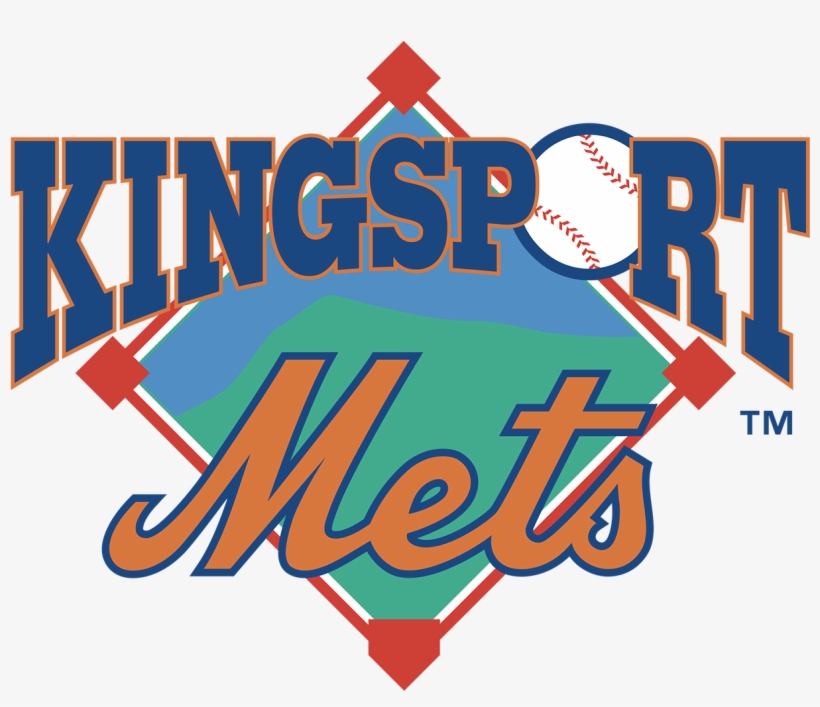 The Logo Of The Minor League Baseball Team The Kingsport - Kingsport Mets, transparent png download