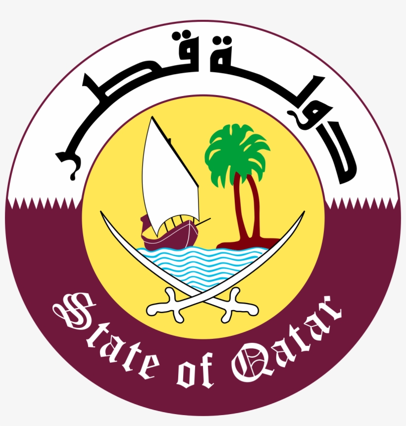 Qatar Coat Of Arms, transparent png download