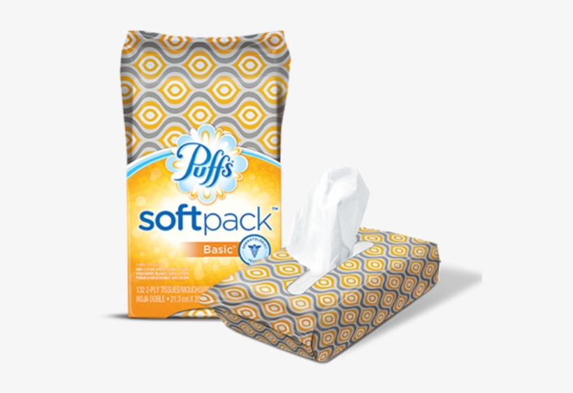 I'm Learning All About Puffs Softpack At @influenster - Puffs Softpack Basic Facial Tissues;132 Tissues Per, transparent png download