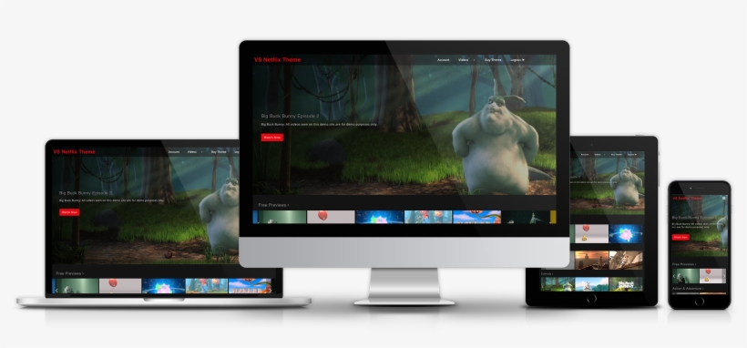 Wordpress Netflix Theme - Wordpress Netflix, transparent png download