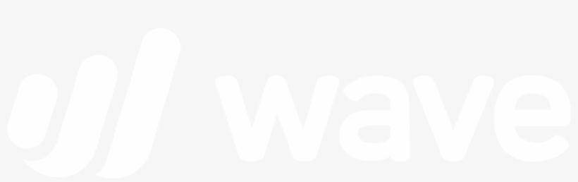 Wave Logo White Click To Open - Black-and-white, transparent png download