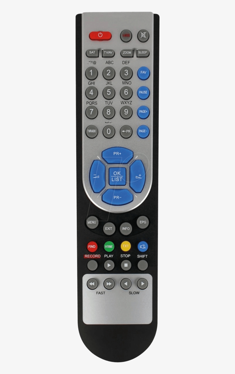 Receiver, Sat, Dvb-s2, Hdtv, Fta Opticum Red - Remote Control, transparent png download