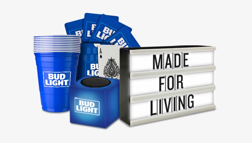 Bud Light Neoprene Coasters, transparent png download