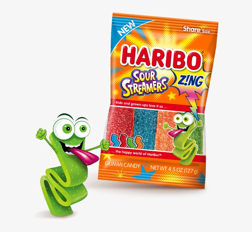 Kids And Grown-ups Love It So, The Happy World Of Haribo® - Haribo Sour Streamers, transparent png download