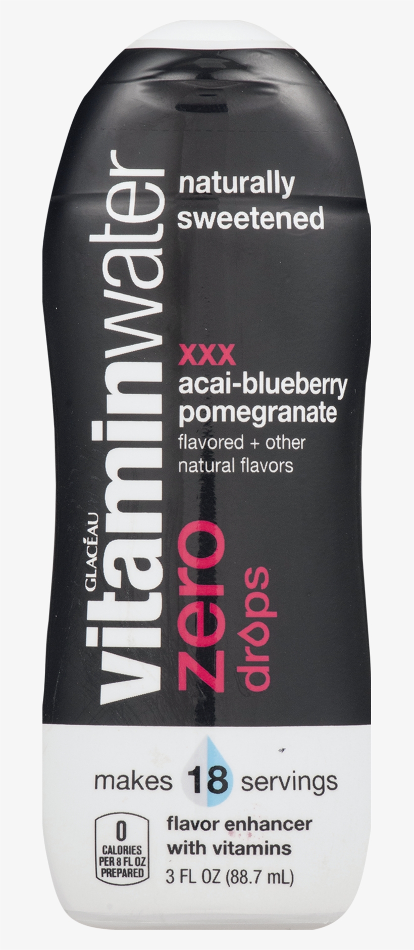 Glaceau Vitaminwater Zero Xxx Acai-blueberry Pomegranate - Glaceau Vitamin Water, Acai-blueberry Pomegranate -, transparent png download