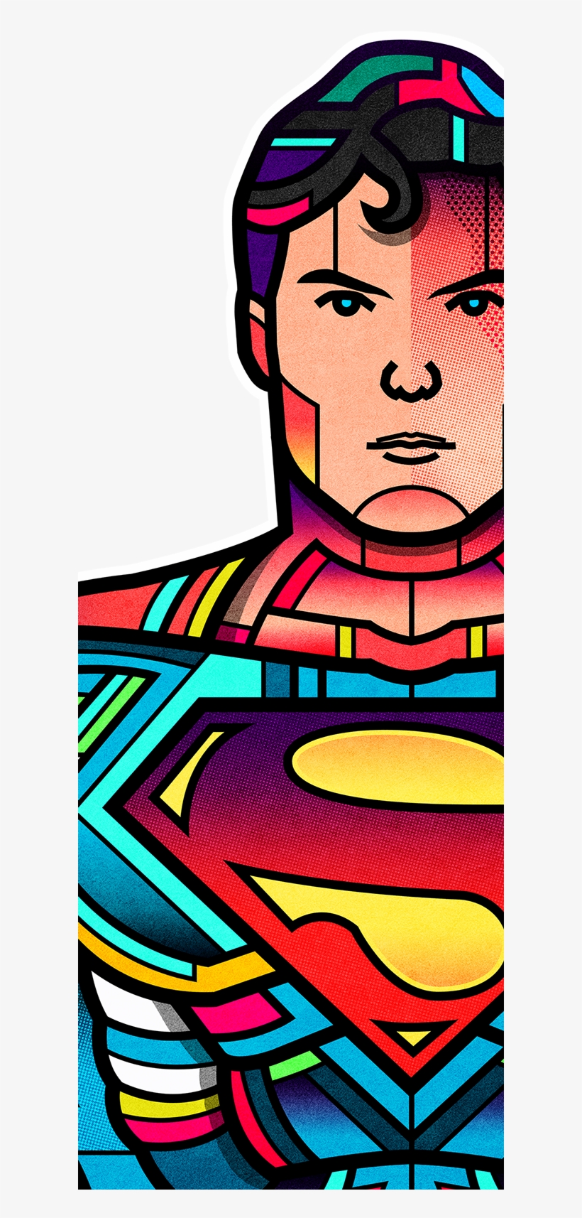 Superheroes Wondercon 2015 On Behance Superman Art, - Van Orton Superman, transparent png download