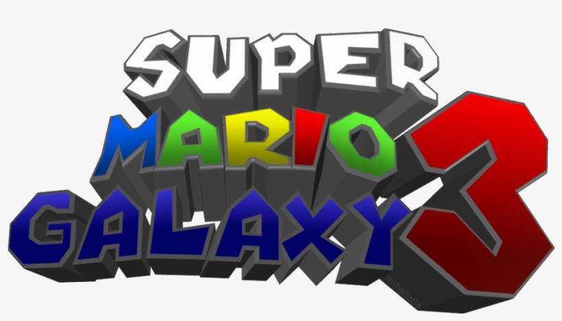 Smg3 T=1284180314 - Super Mario Galaxy 3 Logo, transparent png download